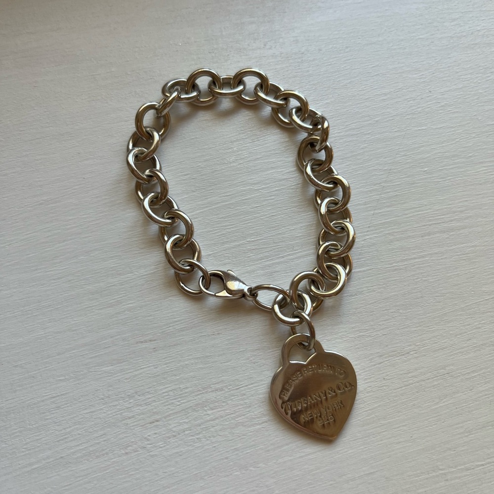Tiffany heart tag bracelet
